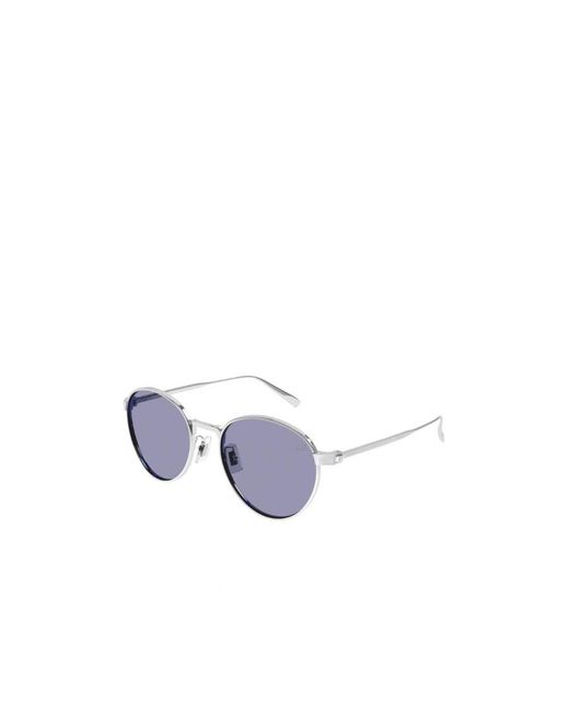 Dunhill White Round-Frame Sunglsses for men