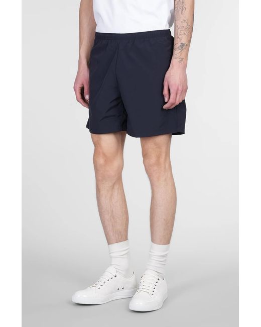 Lanvin Blue Elastic Waist Shorts for men