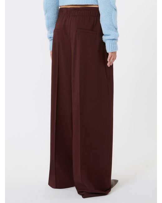 Sportmax Purple Quito High-Waist Pants