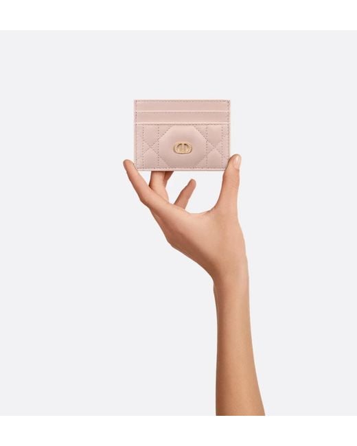 Dior Pink Caro Freesia Card Holder