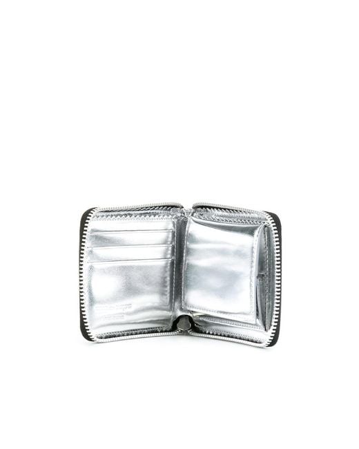 Comme des Garçons Black Comme Des Garçons Mirror Inside Zip-Around Wallet for men