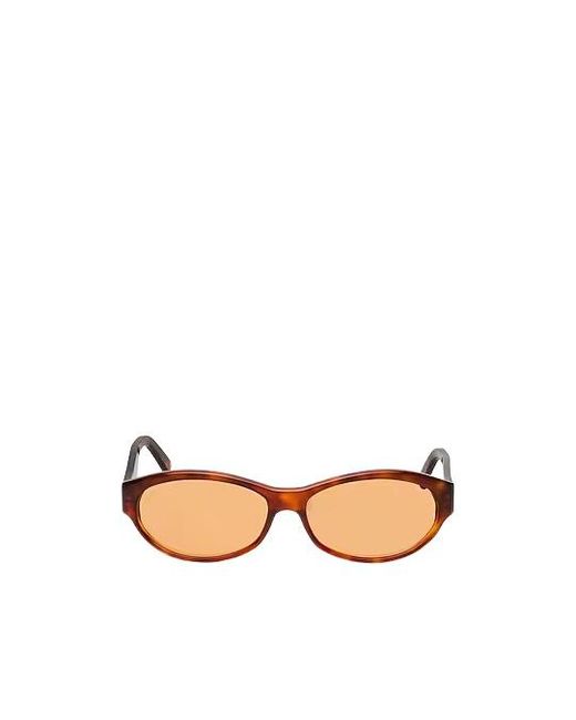 Marni Metallic Oval Frame Sunglasses