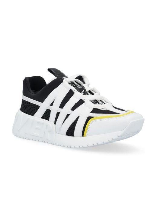 Roger Vivier White Viv' Go Lace Up Sneakers