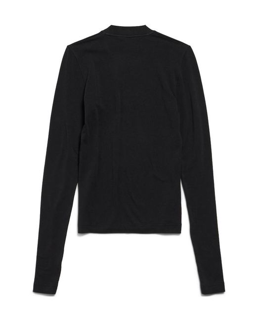 Balenciaga Black 3B Sports Icon Long-Sleeve Top