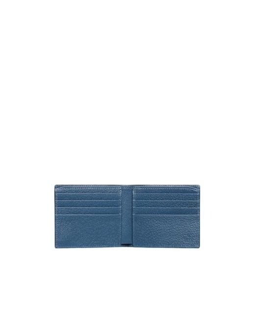 Gucci Black Monogrammed Bifold Wallet for men