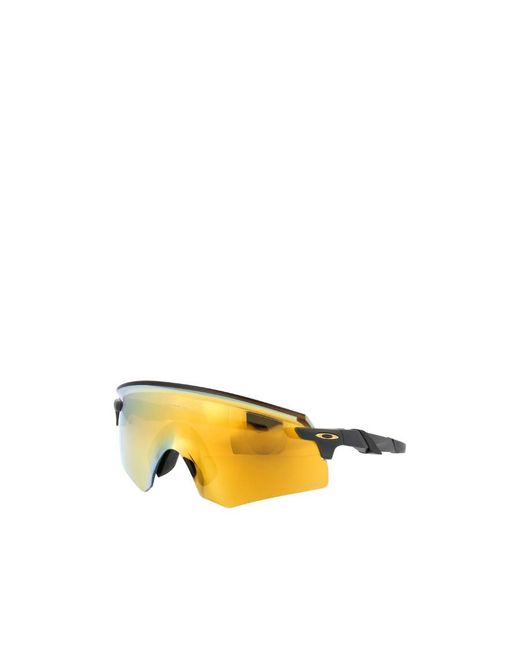 Oakley Yellow Encoder Shield Frame Sunglasses for men