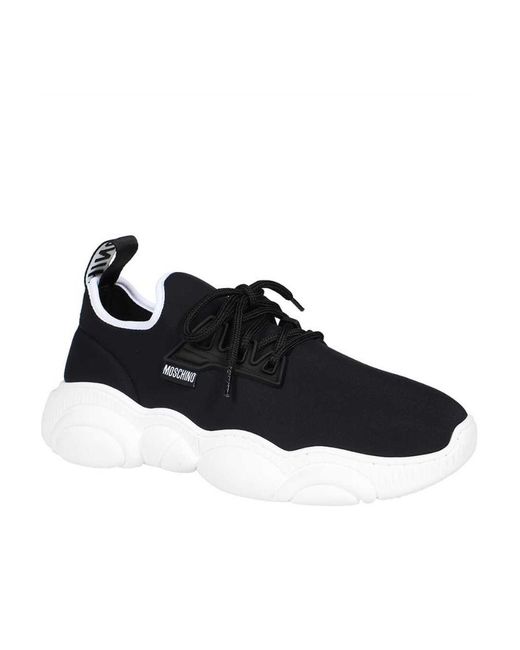 Moschino Black Logo Sneakers for men