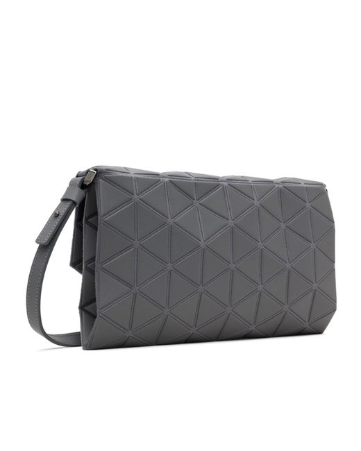 Issey Miyake Gray Matte Tonneau Shoulder Bag
