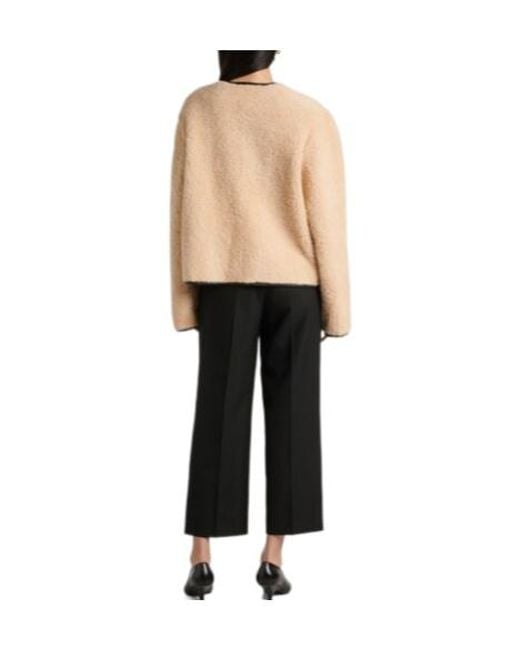 Blazé Milano Natural Reversible Lamb Fleece Coat
