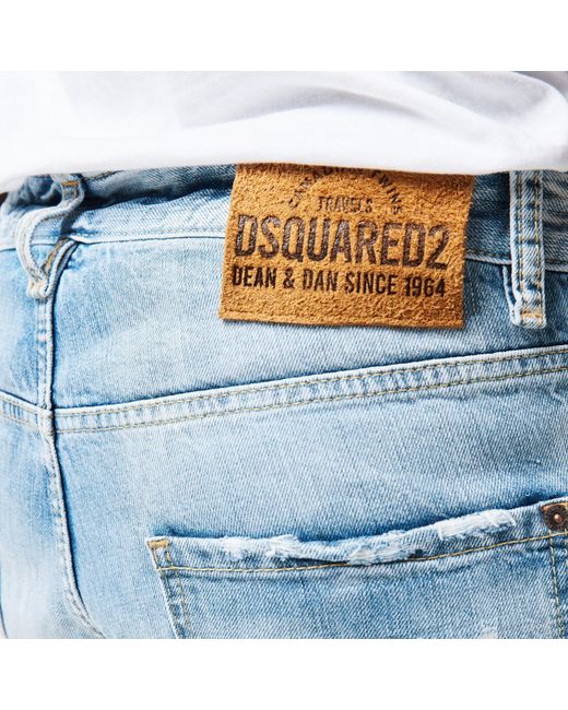 DSquared² Blue Solidcolor Jeans for men