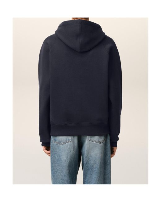 AMI Blue Hoodies for men