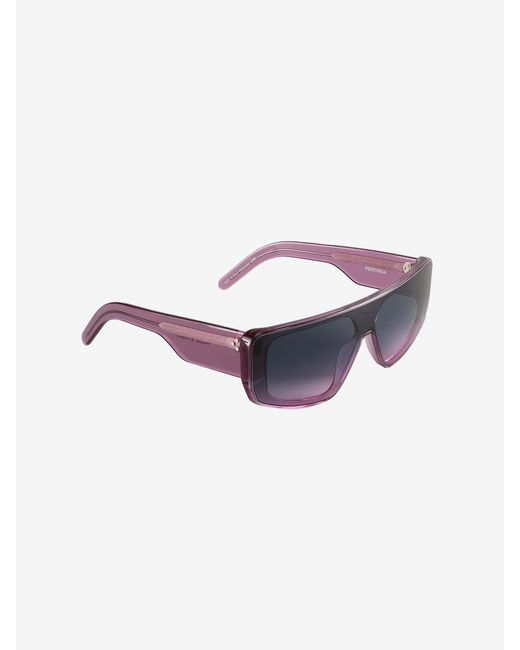 Rick Owens White Performa Sunglasses for men