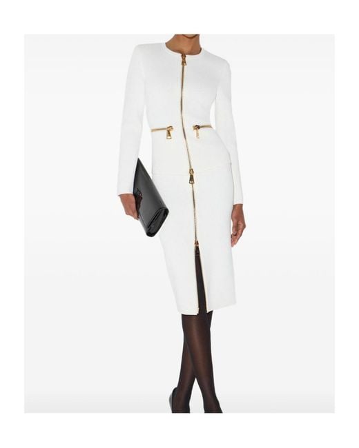 Elisabetta Franchi White Cardigan