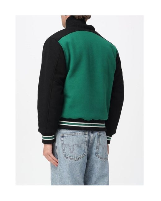 ICECREAM Green Varsity Wool Jacket for men