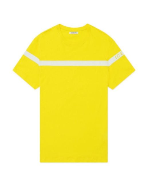 Iceberg Yellow Logo T-Shirt for men