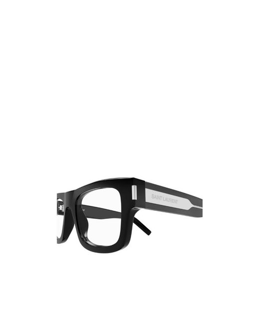 Saint Laurent White Eyewear Square Frame Glasses for men