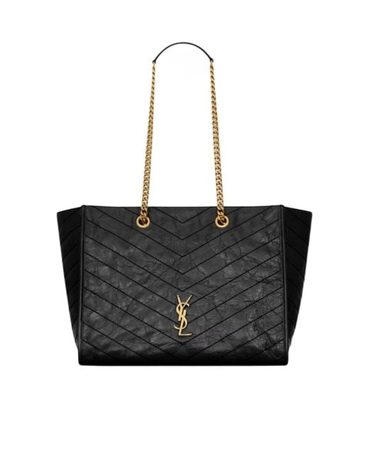 Saint Laurent Black Niki Medium Shoulder Bag