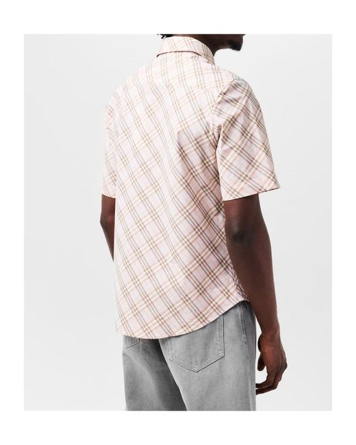 Burberry White Logo Shirt for men