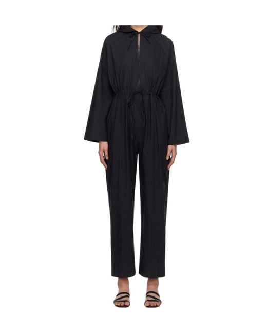 Baserange Black Long-Sleeved Jumpsuit
