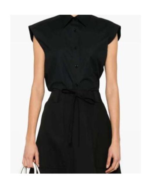 Moschino Black Poplin Shirt
