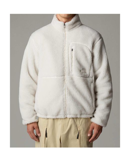 The North Face Gray Extreme Pile Full-Zip Fleece Jacket for men