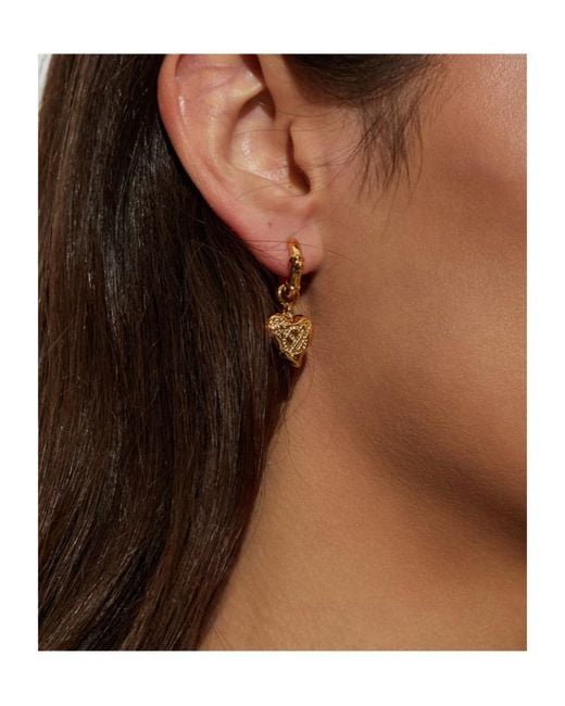 Vivienne Westwood Metallic Asymmetrical Earrings