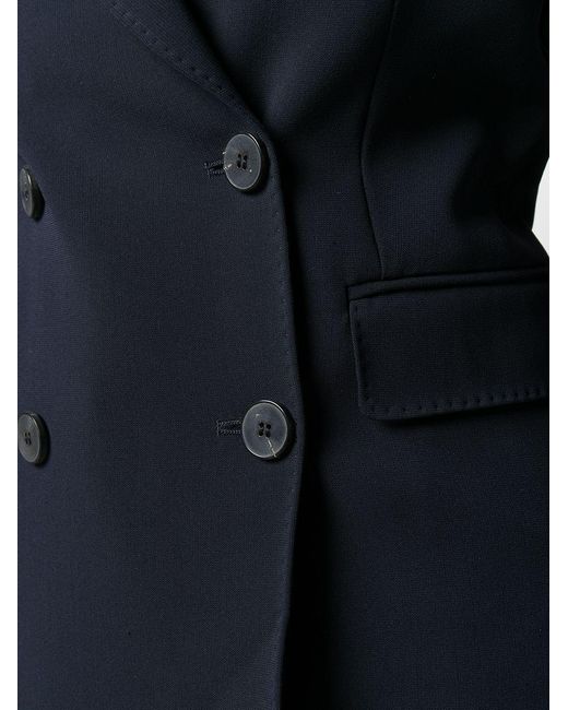 Alberto Biani Black Double Breasted Jacket