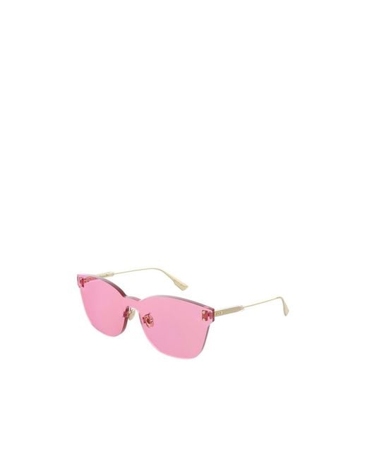 Dior Pink Logo Sunglasses