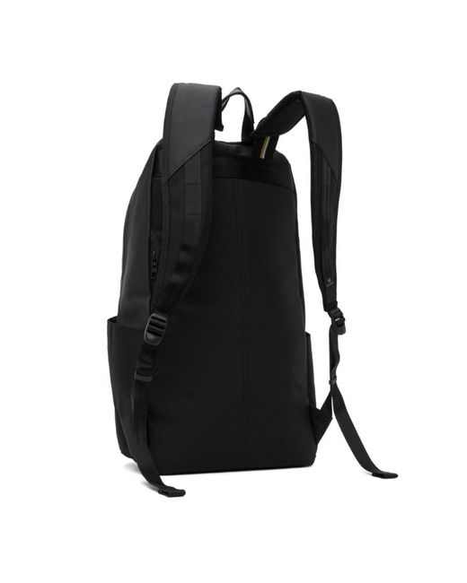 Master Piece Black Logo Backpack for men