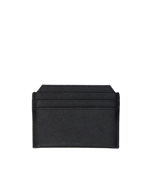 Vivienne Westwood Black Orb Plaque Card Holder for men