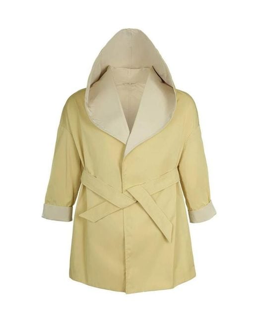 Max Mara Multicolor Hooded Casual Jacket