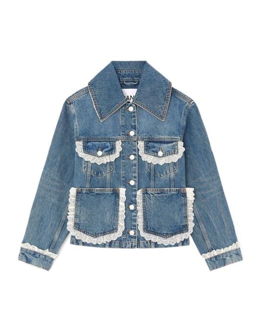 Ganni Blue Jacket