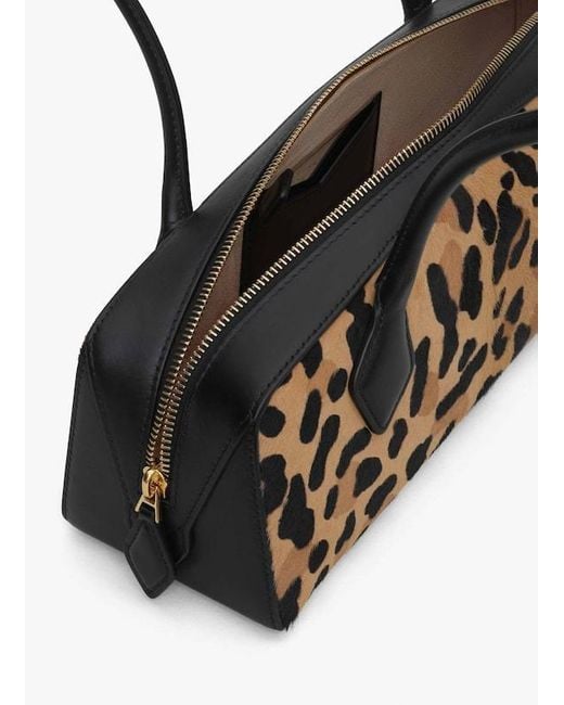 Alaïa Multicolor Alaïa Le Teckel Leopard Printed Medium Bag