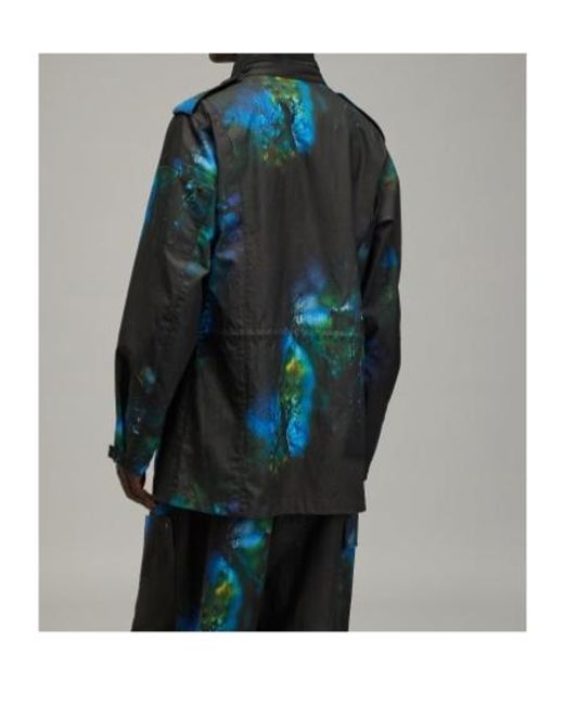 Y-3 Blue Aop Jacket for men