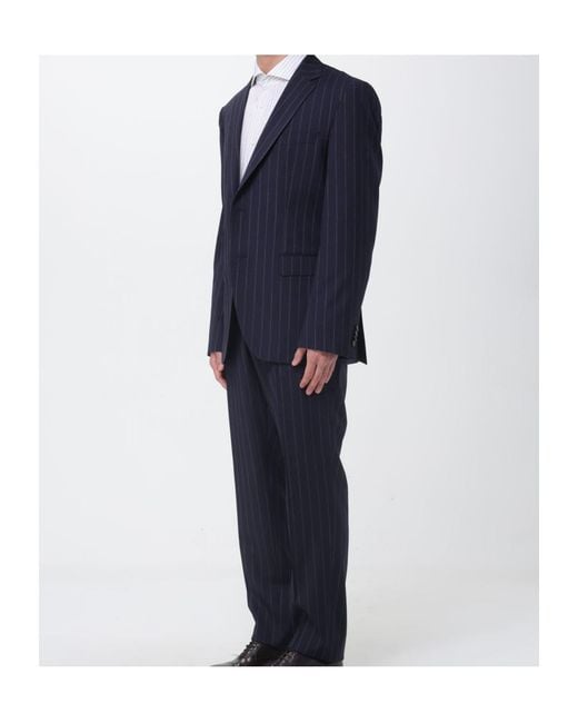 Boss Blue Boss Two-Piece Striped Tailored Suit for men