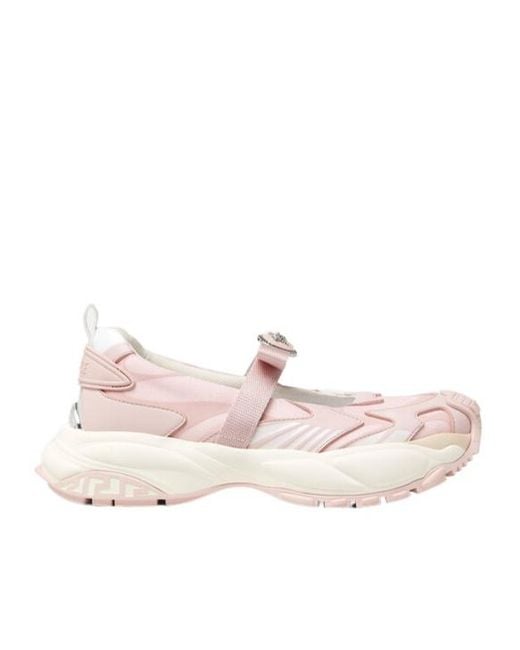 Versace Pink M_Vs_06 Mary Jane Sneakers