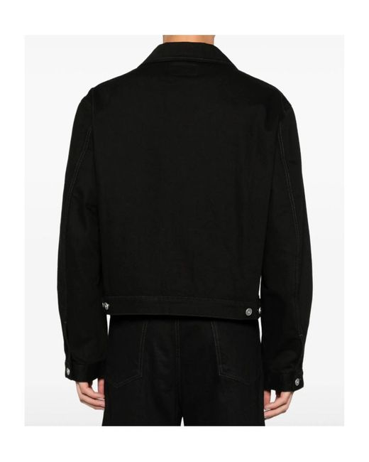 Lemaire Black Long Sleeve Casual Jacket for men