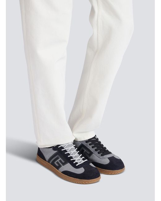 Balmain Black Swan Trainers for men