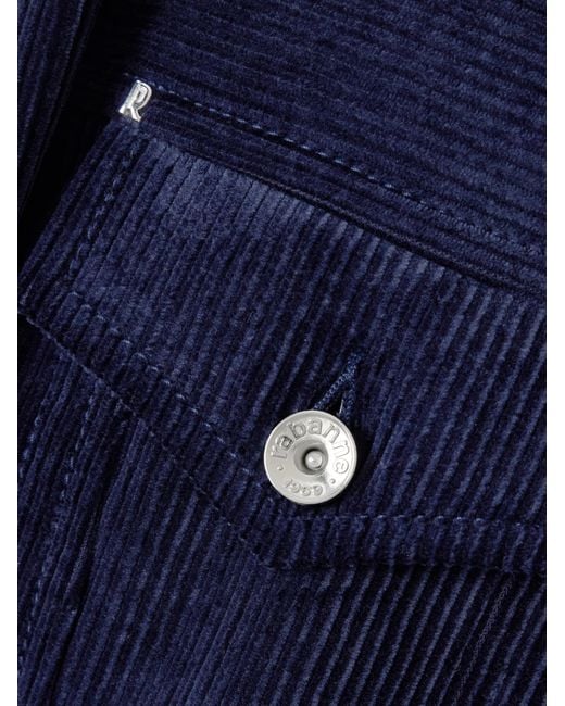 Rabanne Blue Corduroy Jacket