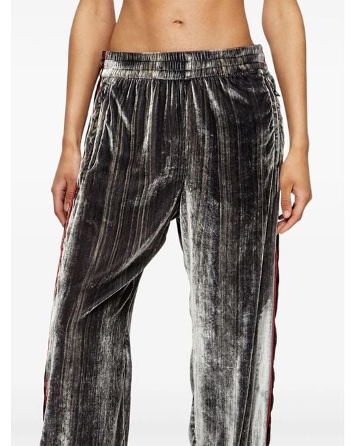 DIESEL Black P-Hay-Fem Trousers