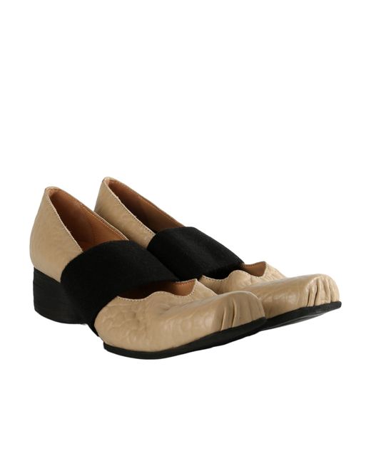 Uma Wang Brown Strappy Ballet Shoes