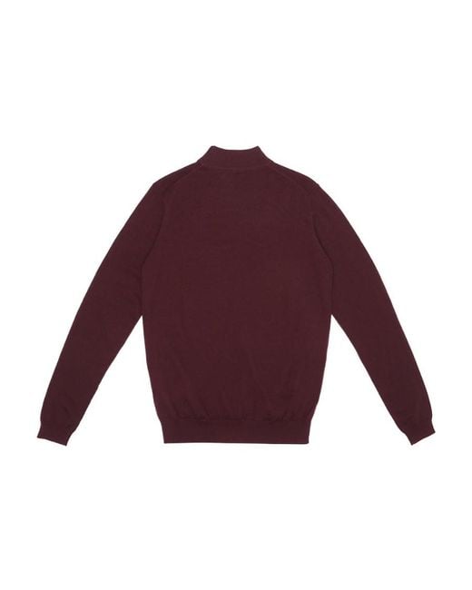 Karl Lagerfeld Purple Long-Sleeved Knitted Pullover for men