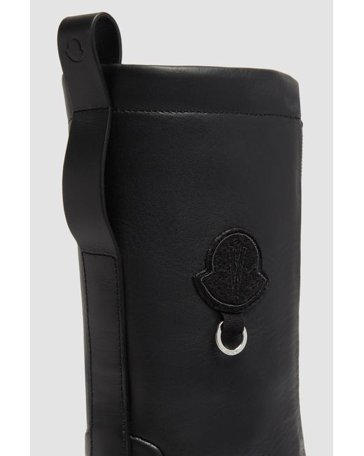 Moncler Black X Willow Smith Salix Leather Boots
