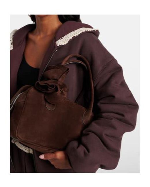 Magda Butrym Brown Brigitte Suede Tote Bag