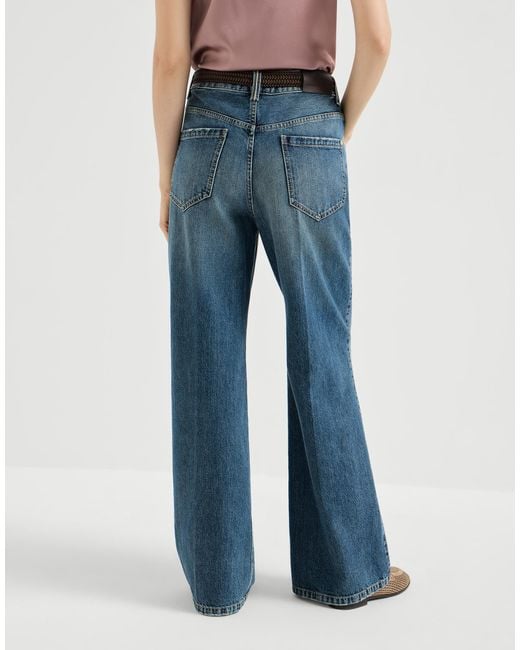 Brunello Cucinelli Blue Authentic Contemporary Loose Jeans