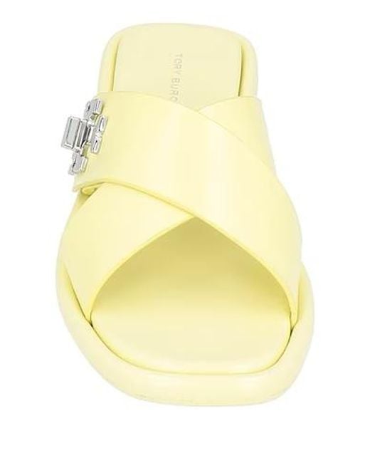 Tory Burch Metallic Minimalist Shiny Leather Sandals