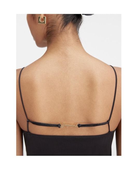 Jacquemus Black Charm Long Dress