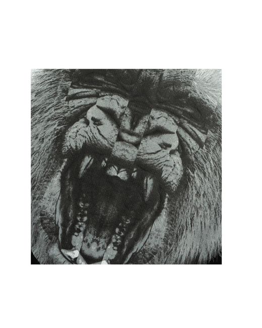 Marcelo Burlon Black Animal Printed Long-Sleeved T-Shirt for men