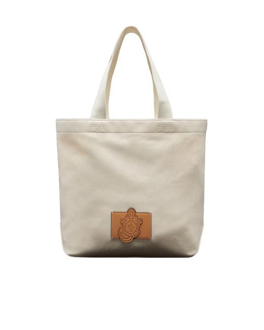 Moncler White Medium Tote Bag for men