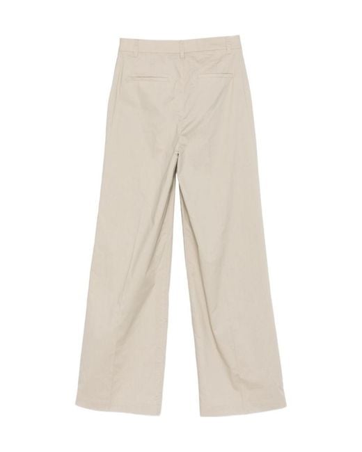 Liu Jo White Wide-Leg Pants
